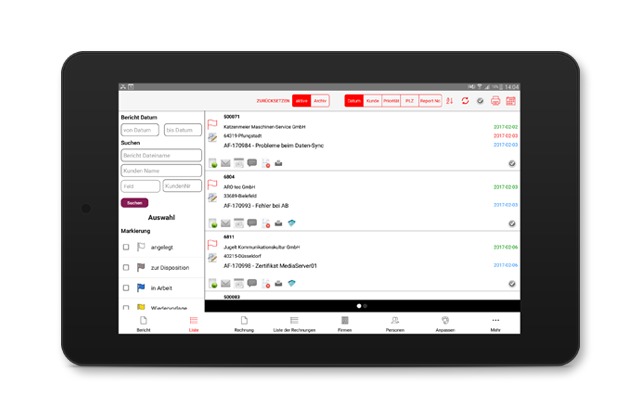 iReport startet auf Android iReport startet auf Android