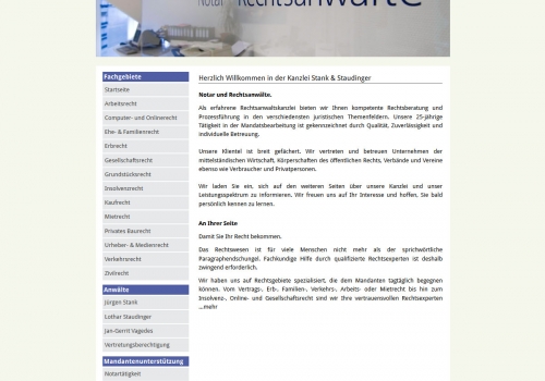 Stank und Staudinger