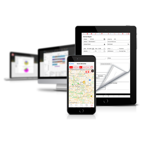 ireport service bericht mobil